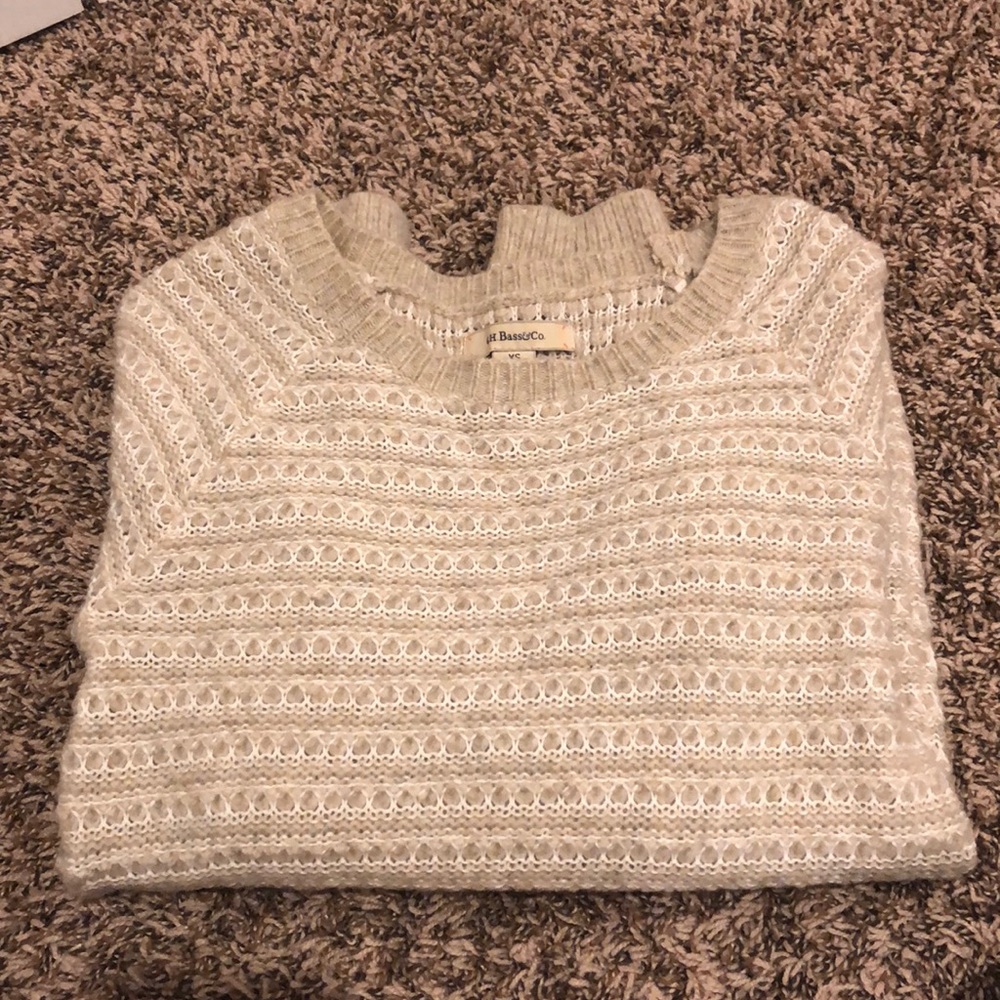 Cream knit sweater
